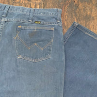 1960’s Wrangler Flared Denim Jeans 34.5” Waist