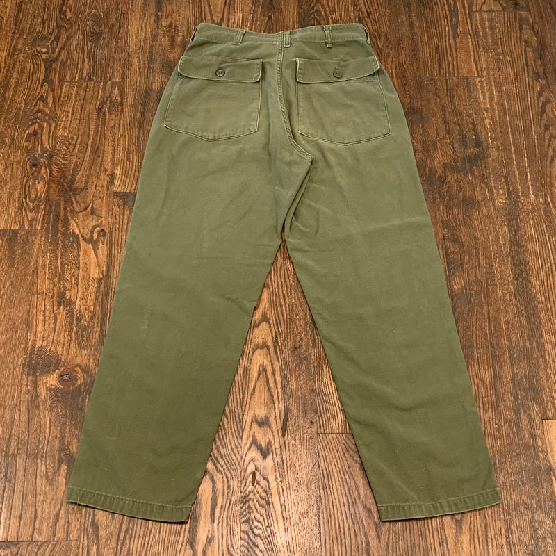 Late 1960’s OG-107 Fatigue Pants 30” Waist