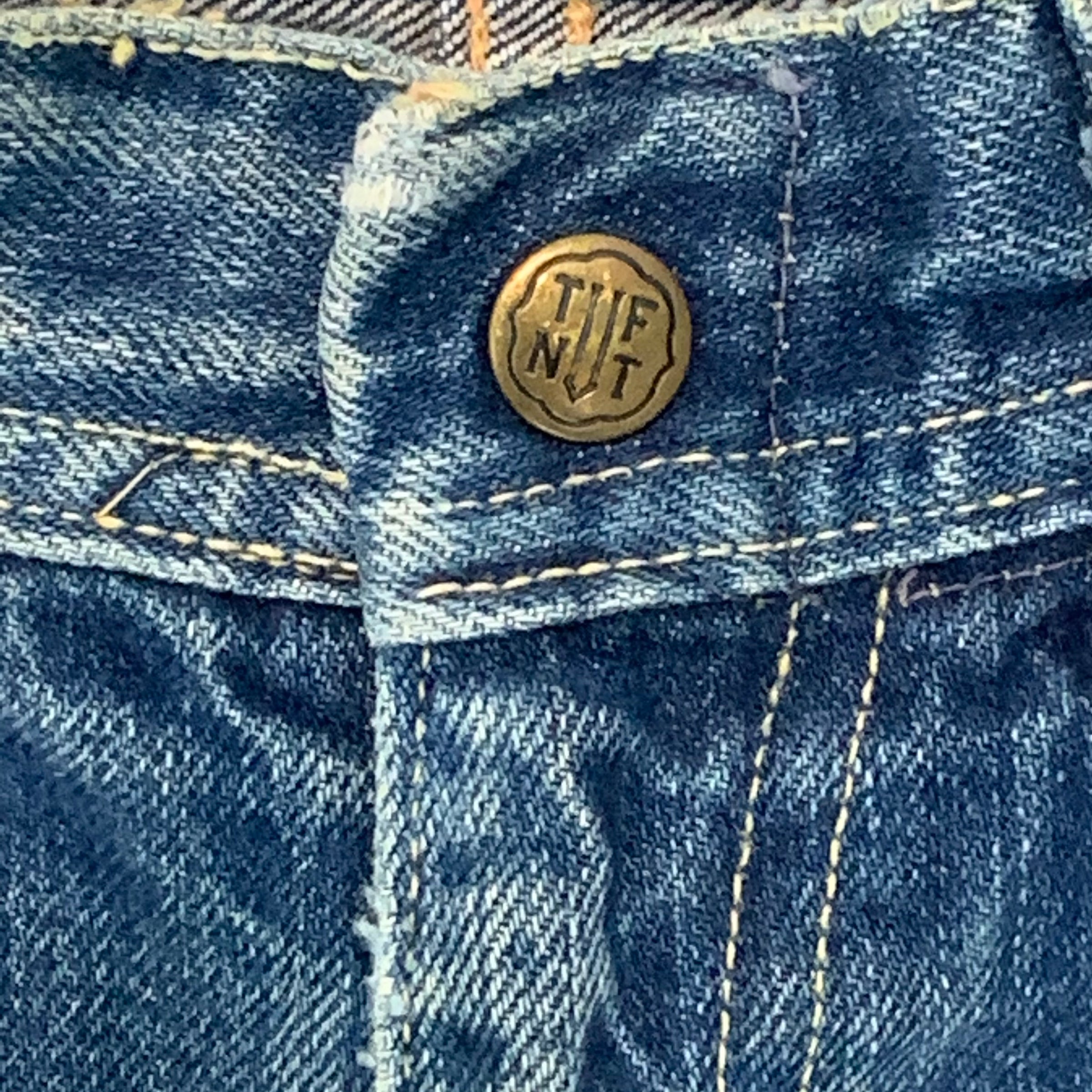 1960's Tuf Nut Zipper Front Jeans 28" Waist