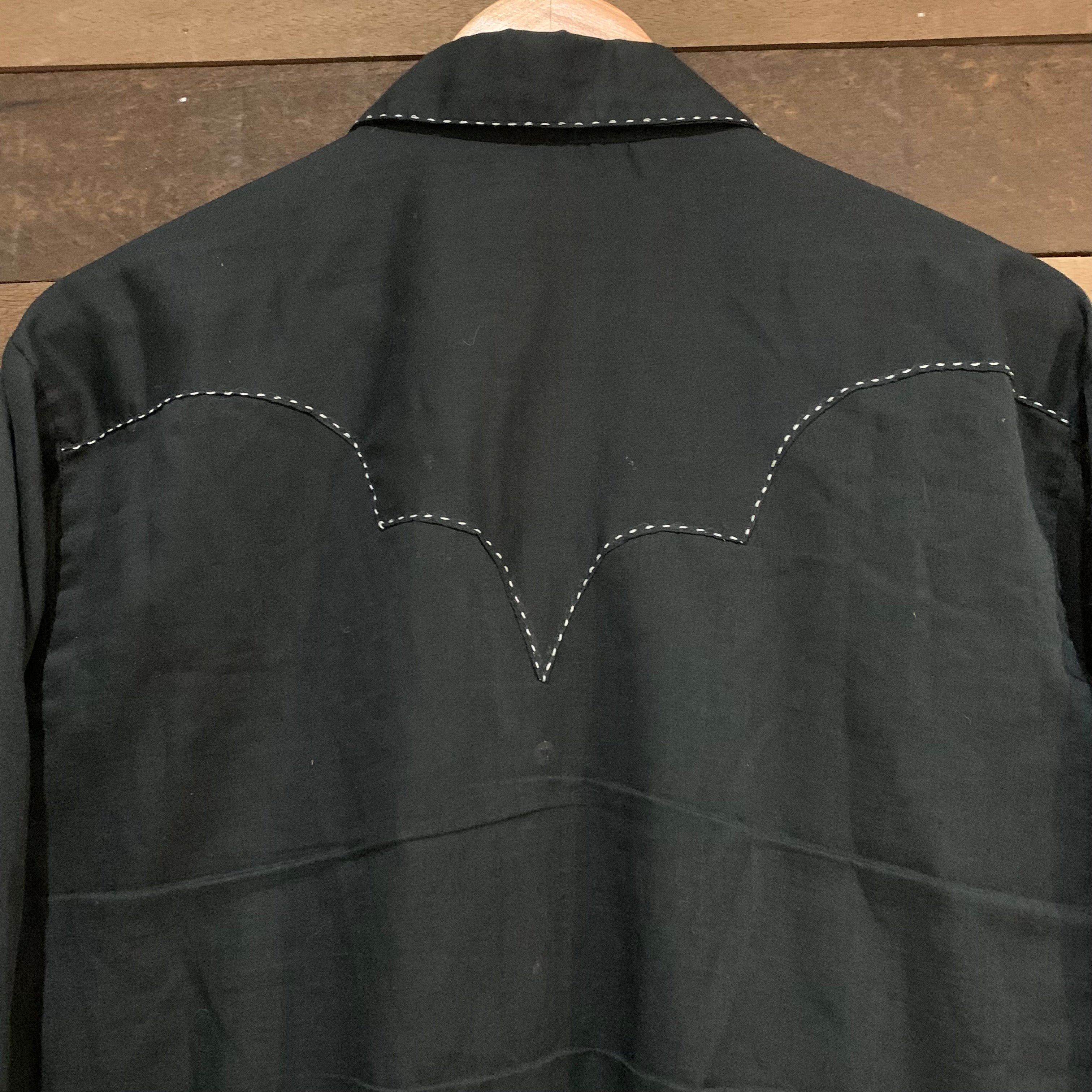 1970's Black Rockmount Ranch Wear Western Shirt XL – Little Chum