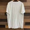 1970's Fruit of the Loom Tagged 3XL Blank White T-Shirt Fits 2XL