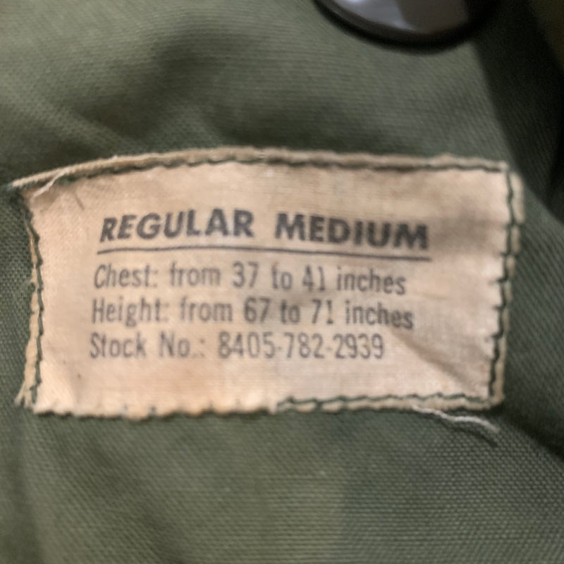 1960's Vietnam War Era M-65 Flight Jacket Medium Regular