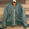 1980's MA-1 Reversible Bomber Jacket Large