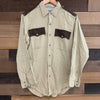 1950's/1960's Conquerer Tropical Sheriff Uniform Gabardine Button Down Shirt