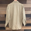 1940's Washington Dee Cee Sanforized Vat Dyed Khaki Work Shirt XL