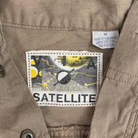 1990's Via Satellite Rave Work Shirt Large