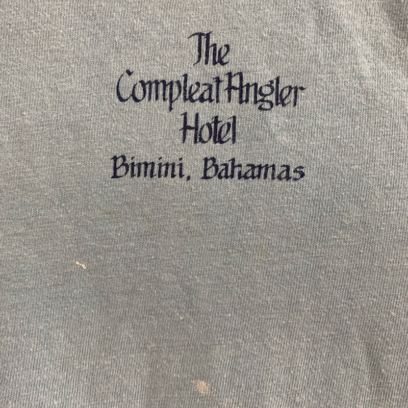 1980’s The Compleat Angler Hotel Bimini Bahamas Souvenir Long-sleeve T-Shirt Large