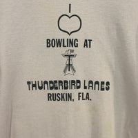 1980’s Pink Thunderbird Lanes Bowling T-Shirt L/XL