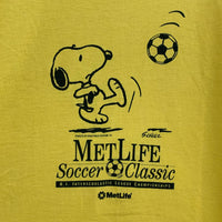 1990’s Snoopy MetLife Soccer Classic T-Shirt XL