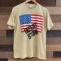 Tan Desert Storm American Flag T-Shirt