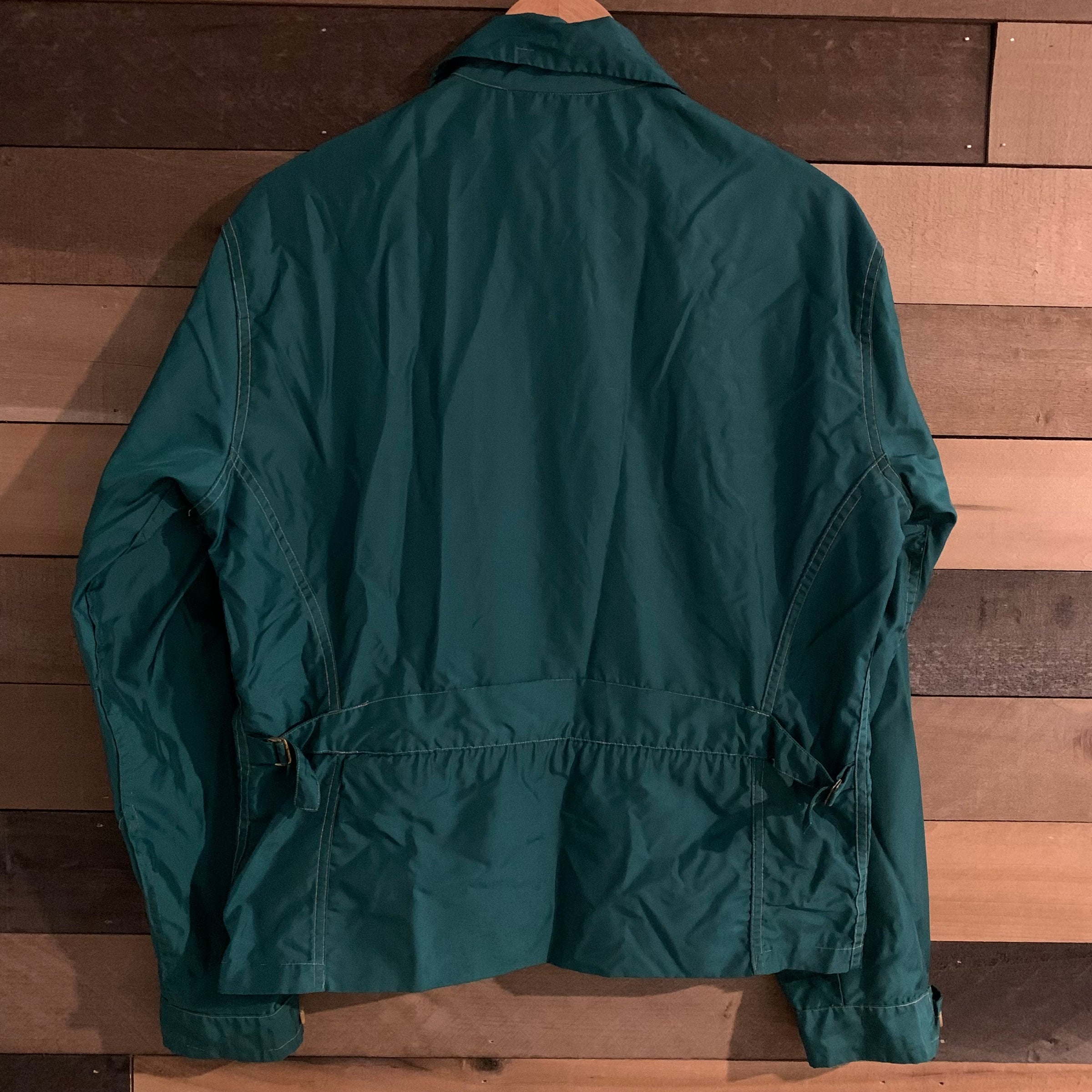 1940’s Dark Green Bantamac Weatherproof Cinched Jacket M/L