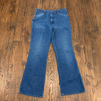 1970’s Wrangler No Fault Denim Jeans 33” Waist