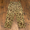 1960's Black Sheep Duck Hunter Camo Fatigue Pants Made in Japan 32" Waist