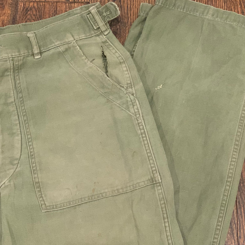 1950's Faded OG-107 Fatigue Pants 32" Waist