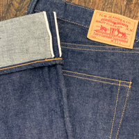 Repro TCB Full Cut Unhemmed Raw Denim Jeans 31" Waist