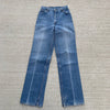 1970's Light Wash Levi's California Straight Denim Jeans 24" x 31.75"