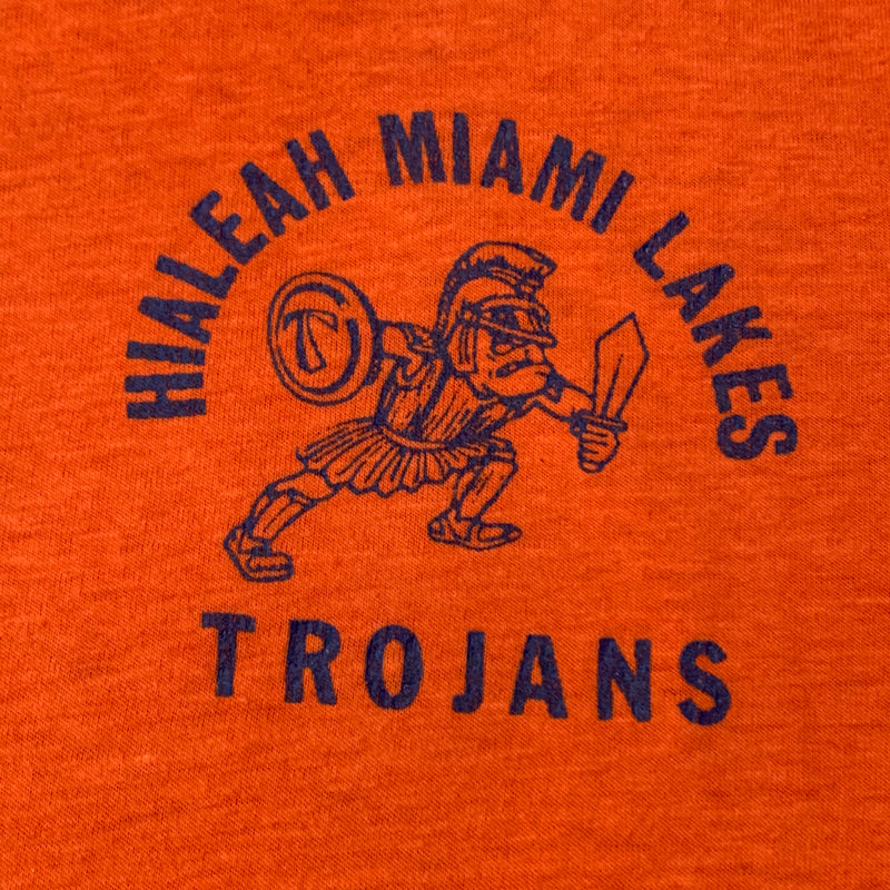 1970's Hialeah Miami Lakes Trojans High School T-Shirt XS