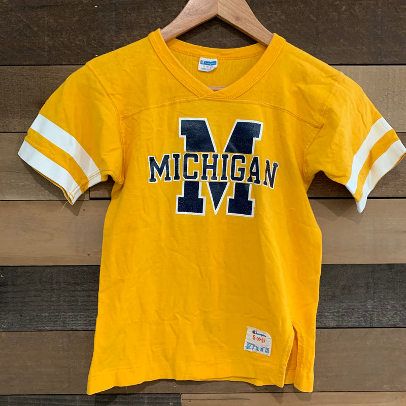 1970's University of Michigan Champion Kids T-Shirt Small (6-8)