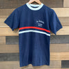 1970's St. Joseph's College Champion Blue Bar T-Shirt Small