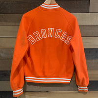 1980's Denver Broncos Polar Fleece Varsity Jacket M/L