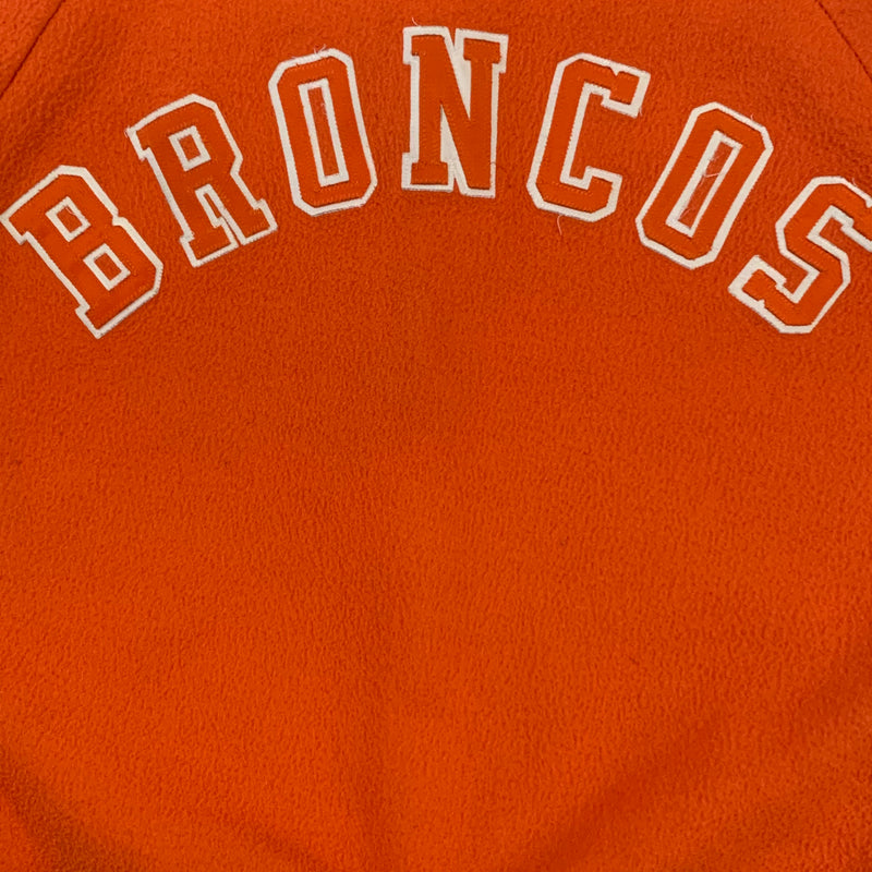 1980's Denver Broncos Polar Fleece Varsity Jacket M/L