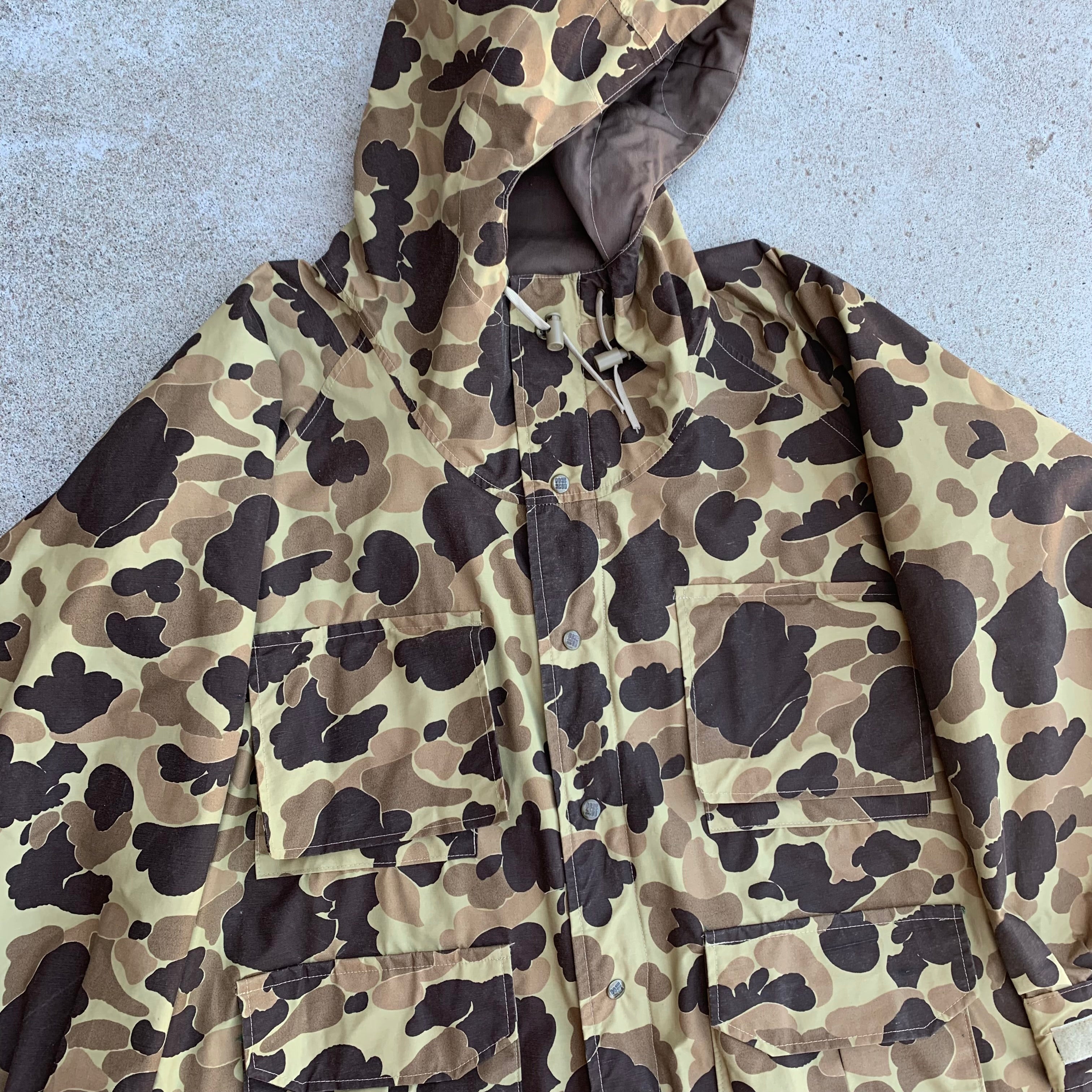 1980's Columbia Gore-Tex Duck Camo Rain Jacket XL – Little Chum