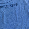 1970’s Center Yellowjackets Heather Blue Ringer T-Shirt Small