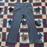 1970's Navy Houndstooth Lee Riders 32" x 27"