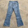 1970's Levi's Orange Tab 517 Flared Denim Jeans 30" Waist