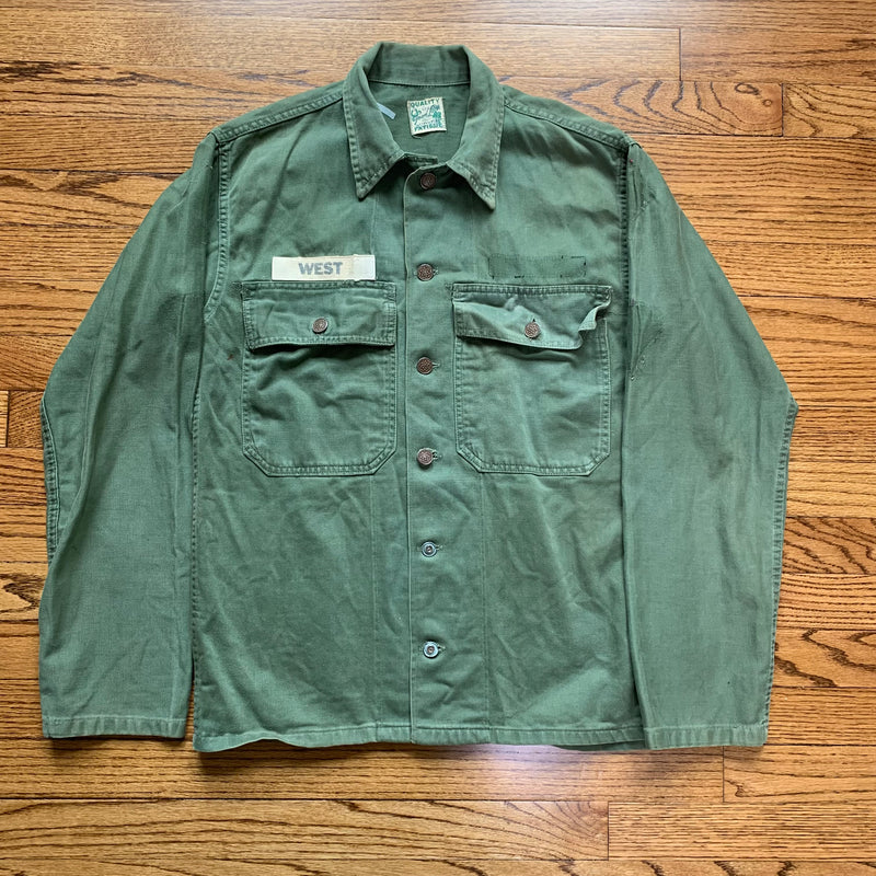 1950’s Private Purchase US Military Fatigue Shirt Small