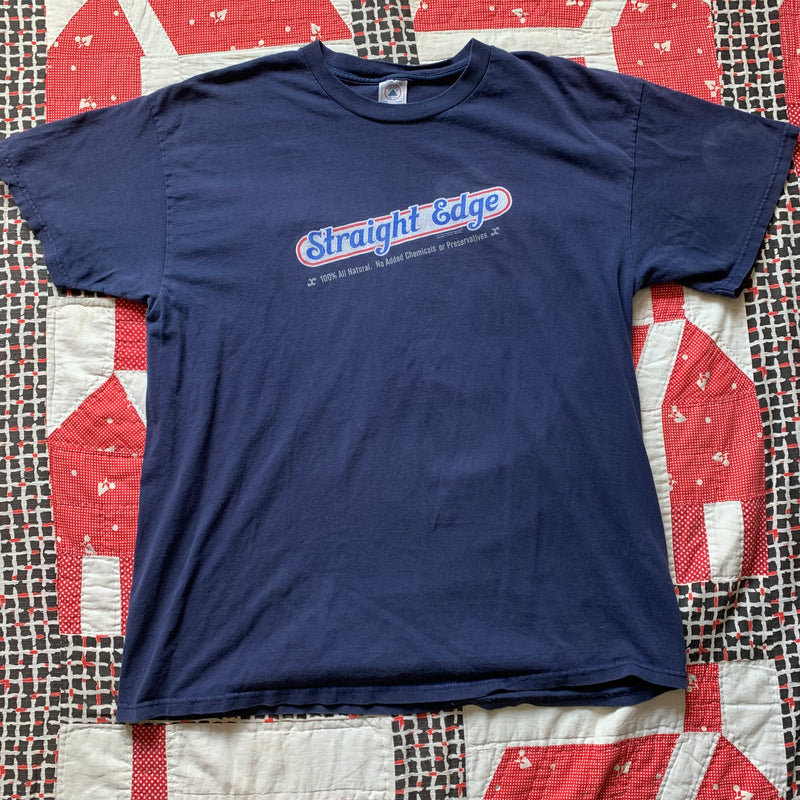 1990’s Straight Edge Snapple Logo Rip T-Shirt XL