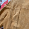 1950's Suede Leather Button Up Shirt Medium