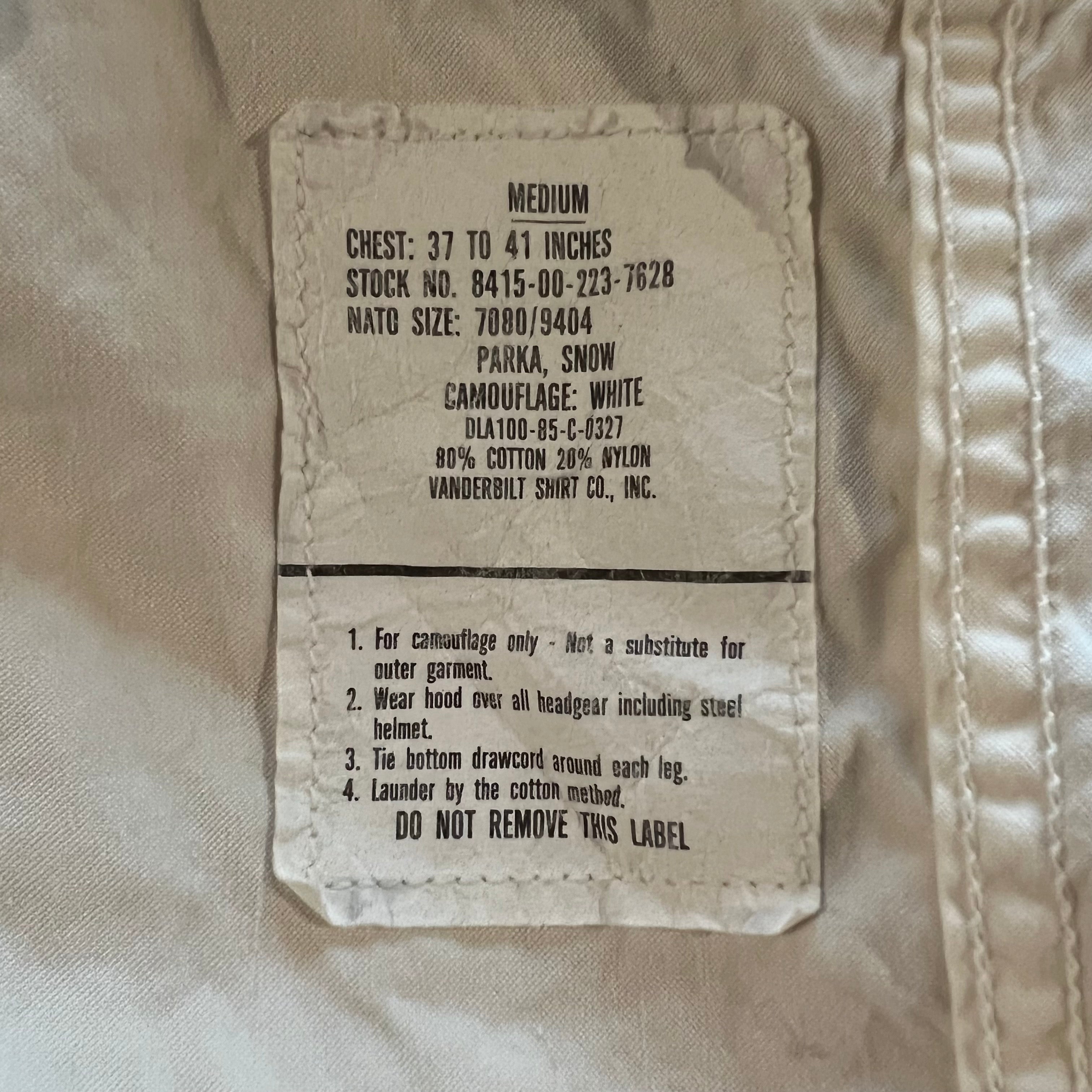 1980's US Military Snow Camo Parka L/XL – Little Chum Vintage