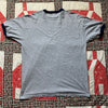 1990’s Straight Edge Gray Ringer T-Shirt XL