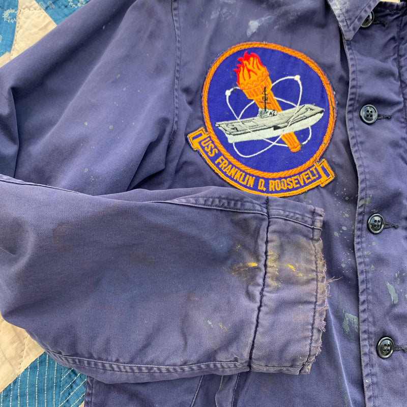 1960’s/70’s Patched USN Utility Jacket S/M