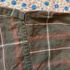 1960's Brown Plaid Short Sleeve Button Down Shirt Small