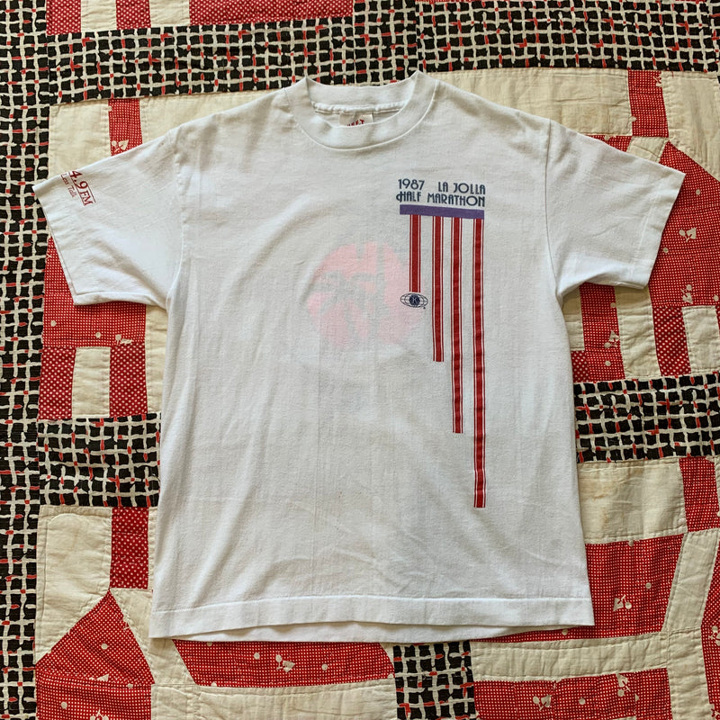 1987 La Jolla Half Marathon T-Shirt S/M