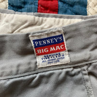 1950's Penney's Big Mac Army Cloth Work Pants 31" x 28"