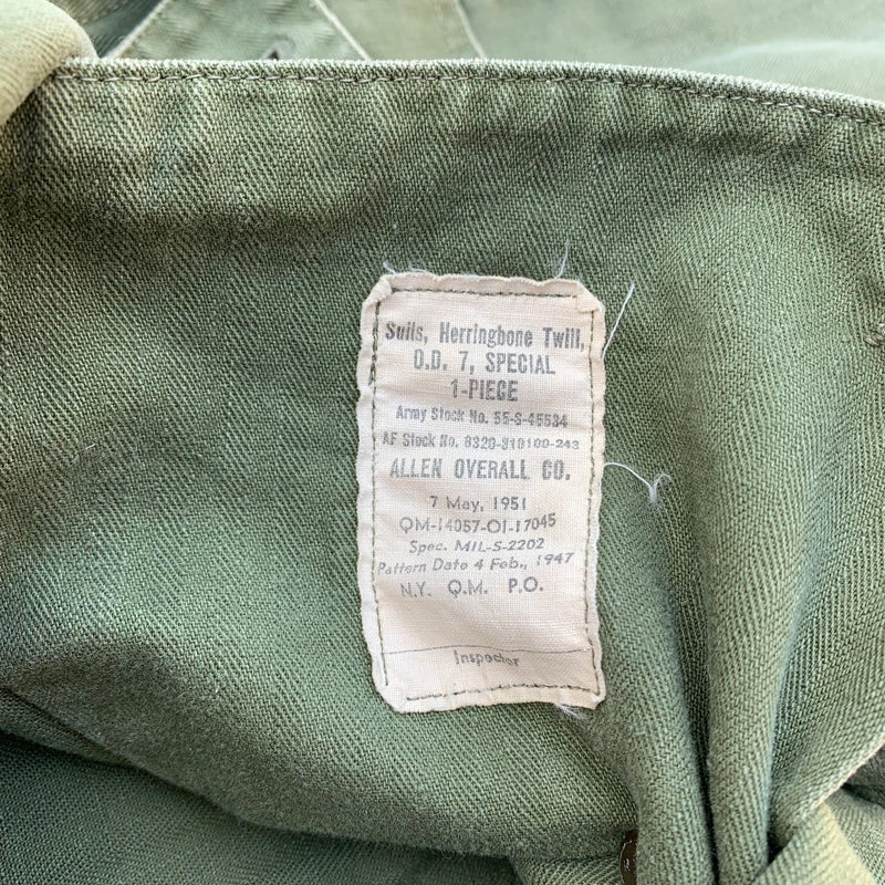 1950’s US Army HBT Coveralls Small