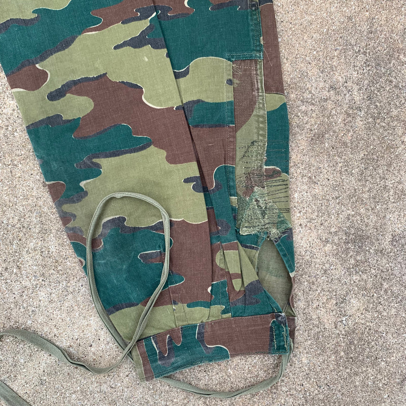 1950’s Belgian Jigsaw Camo Combat Trousers 33” - 36” x 30.5”