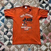 1970’s Paul Hansen Basketball Camp T-Shirt Small