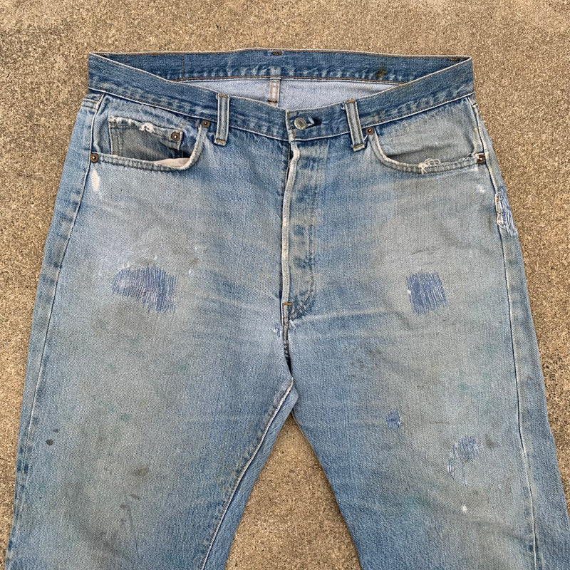 1980’s Levi’s 501 DS Redline Denim Jeans 35” x 30”