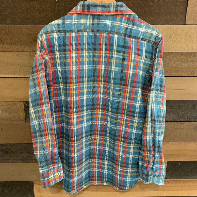 1970's Big Mac Plaid Cotton Flannel Large