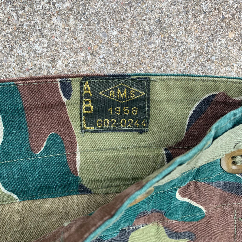 1950’s Belgian Jigsaw Camo Combat Trousers 33” - 36” x 30.5”