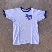 1970’s Thrashed US Masters Track and Field Champion Blue Bar T-Shirt