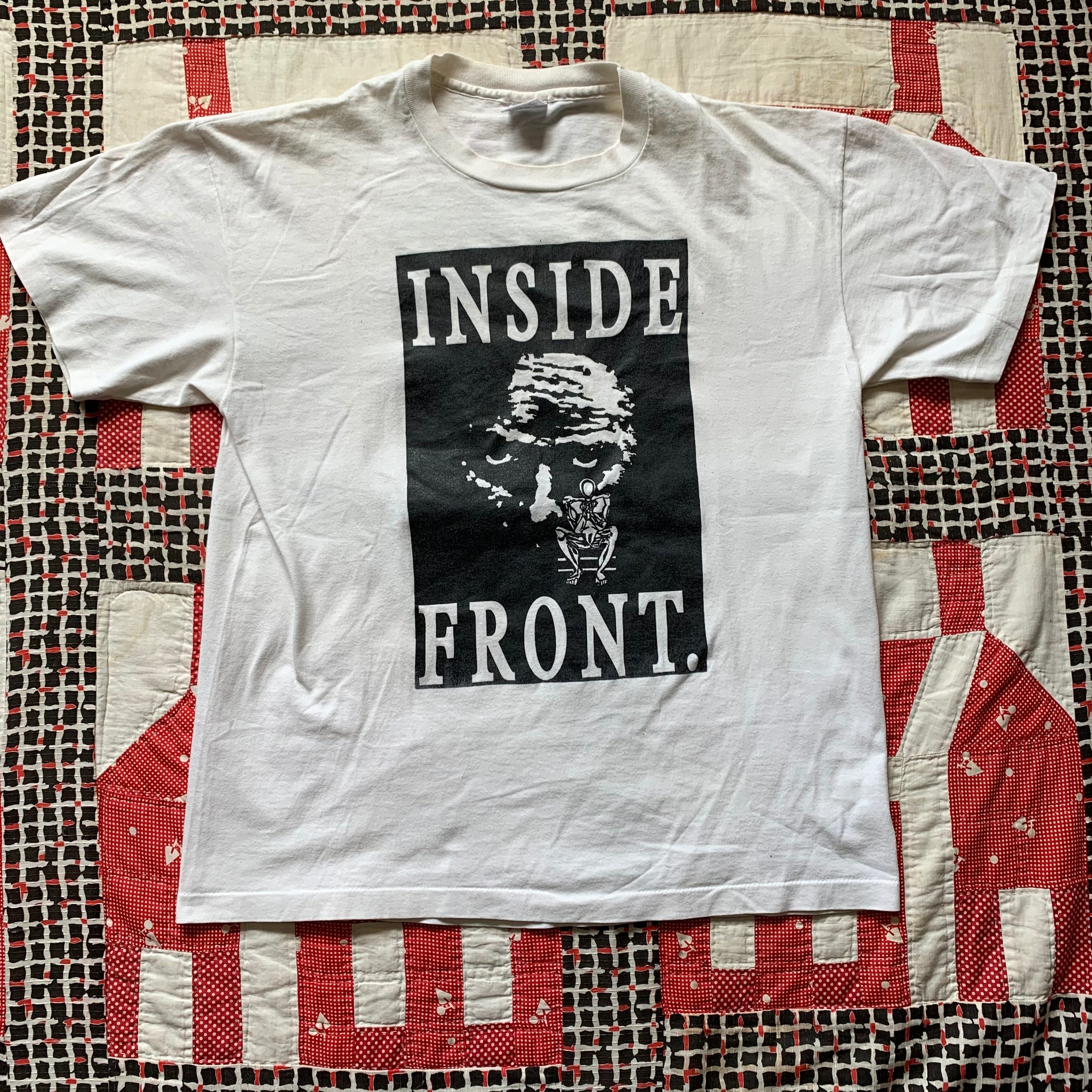 Early 1990’s “Inside Front” Straight Edge Fanzine T-Shirt XL