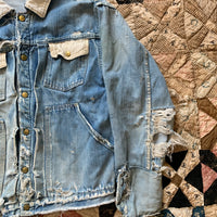 1960's Buckaroo by Big Smith Thrashed Denim Jacket Medium