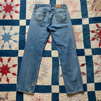 1980’s Levi’s 501 Light Wash Denim Jeans 34" x 33"