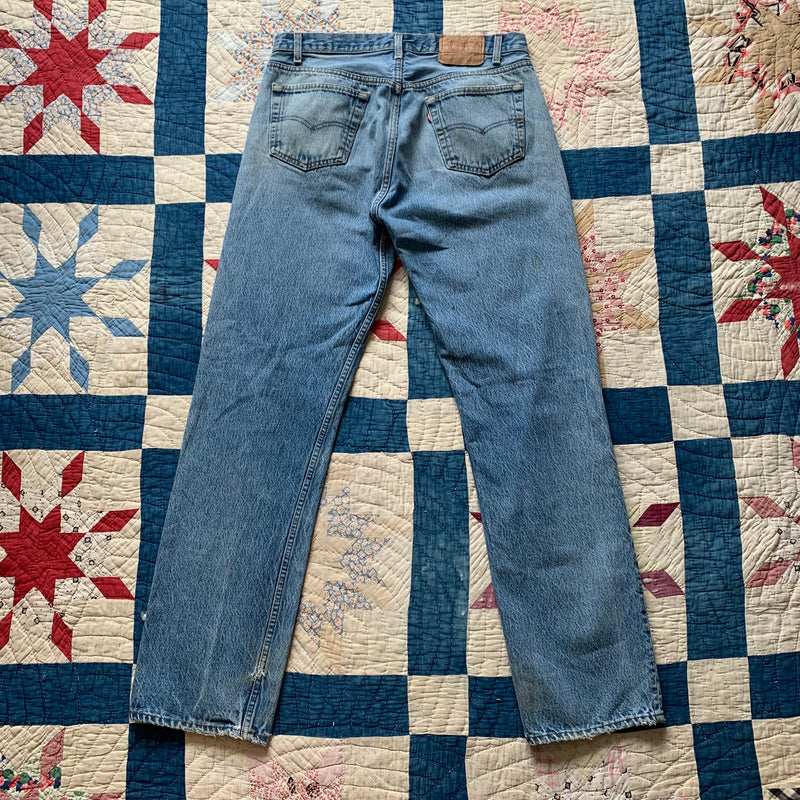 1980’s Levi’s 501 Light Wash Denim Jeans 34" x 33"