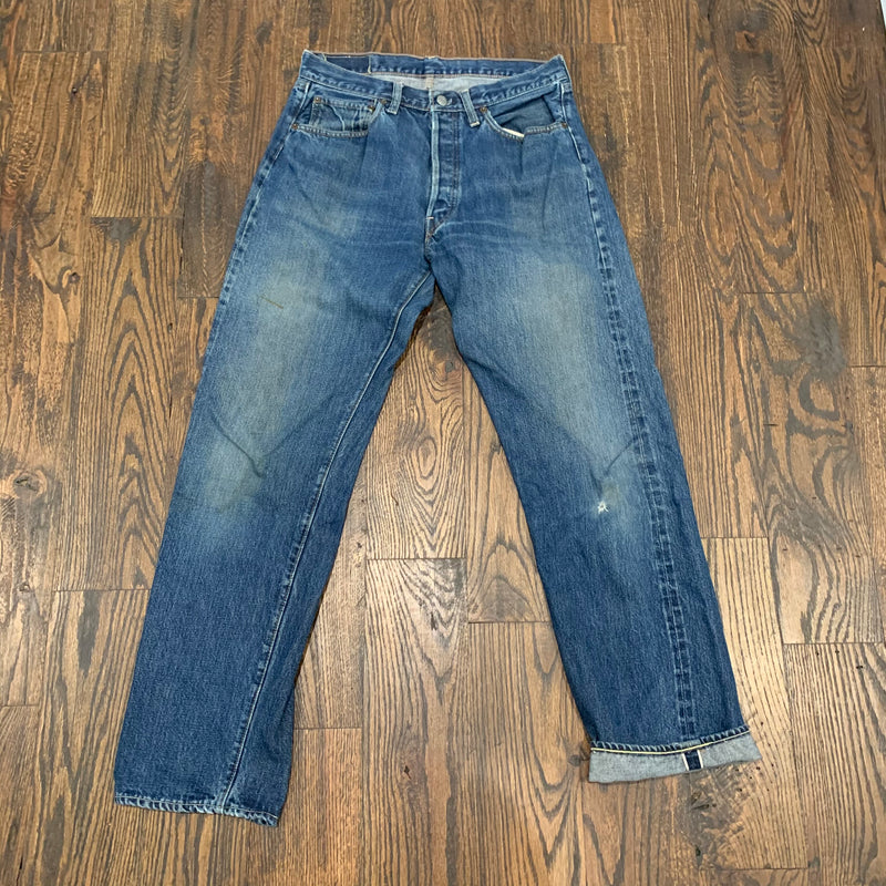 1968-71 Levi's 501 Big E Selvedge Denim Jeans 31" Waist